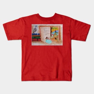 Books are a uniquely portable magic Kids T-Shirt